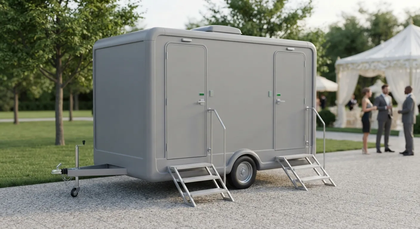 2 Stall Restroom Trailer in Lafayette, IN