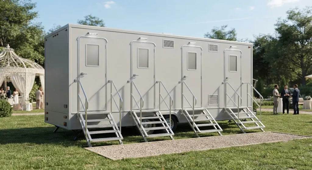 4 Stall Restroom Trailer in Lafayette, IN